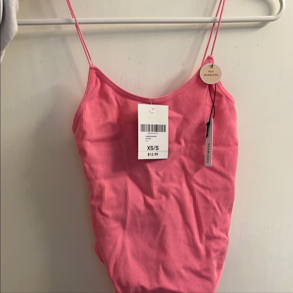 Pink bodysuit!